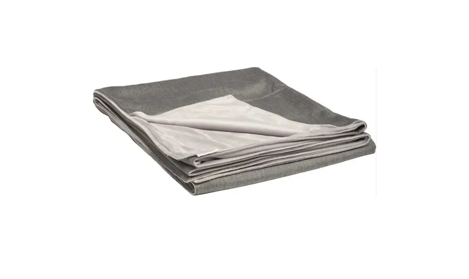 Decke 404000 Seidengrau, Rückseite Hellgrau von Stern 100% Polyacryl, Rückseite 100% Polyester ca. 200x156cm