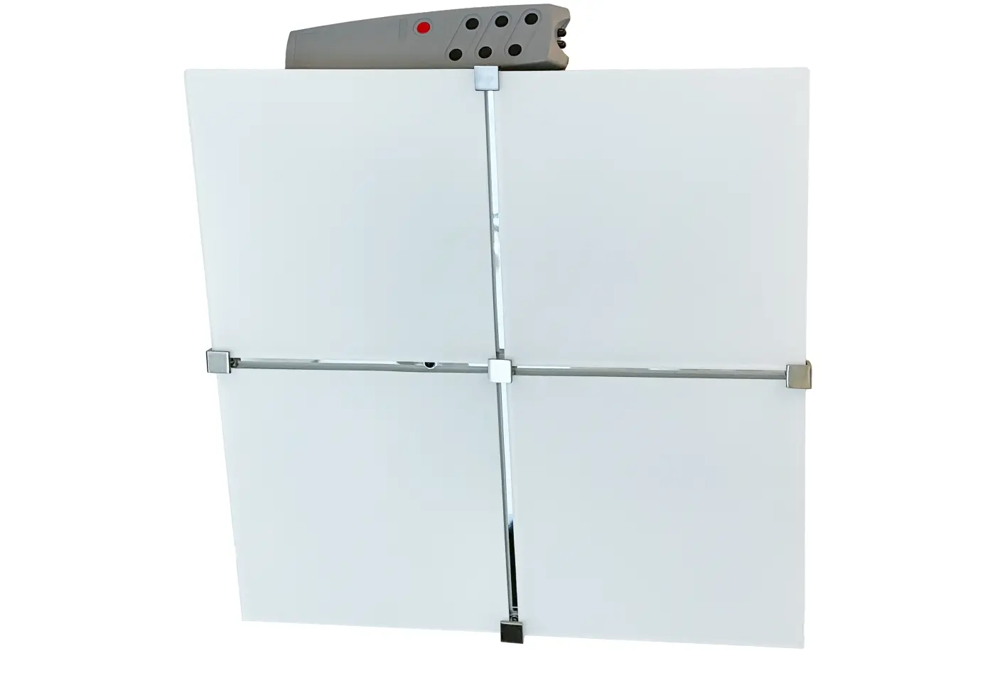 LED-Wandleuchte 14280443.. Nickel matt ca. 37x37cm