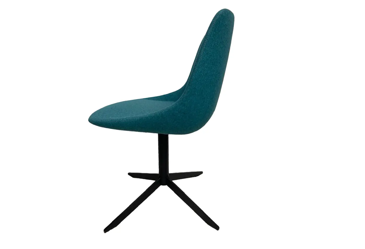 Stuhl Bavero von Seetal Stoff "türkis" ca. 52x82x57cm