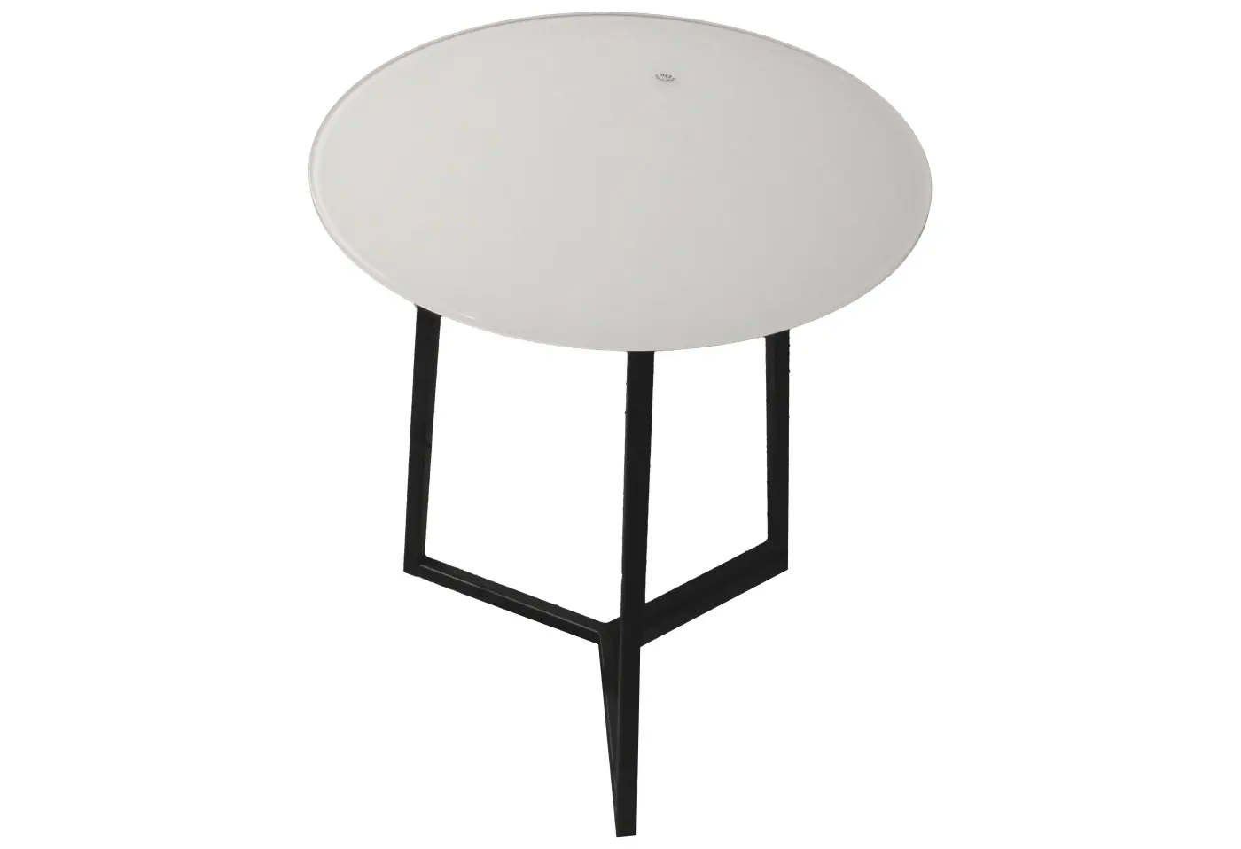Couchtisch Connect von Schöner Wohnen Optiwhite weiss 6 mm ca. 40x49cm