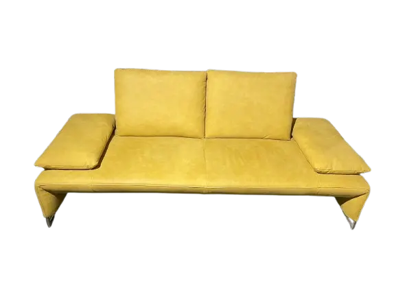 Sofa Ramon safran von Koinor Leder A-India ca. 220x91x87cm