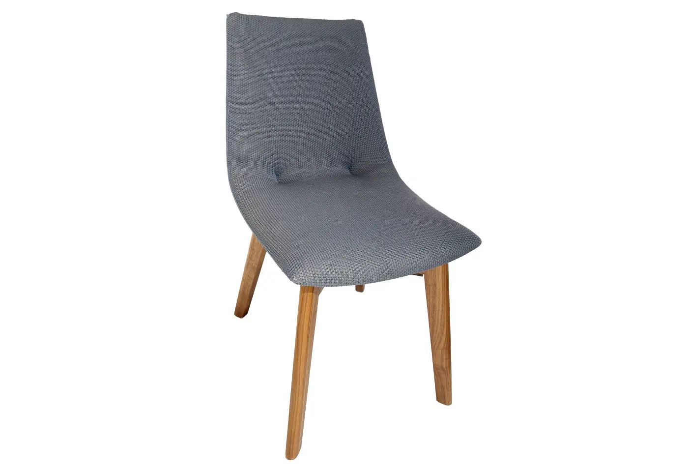 Stuhl Lui von Team 7 Stricktex "blau" ca. 56x87x62cm