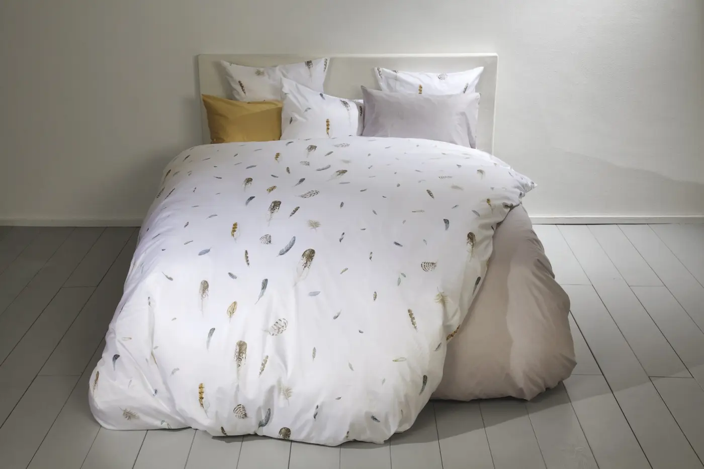 Deckenbezug 160x210 cm Satin, le piume