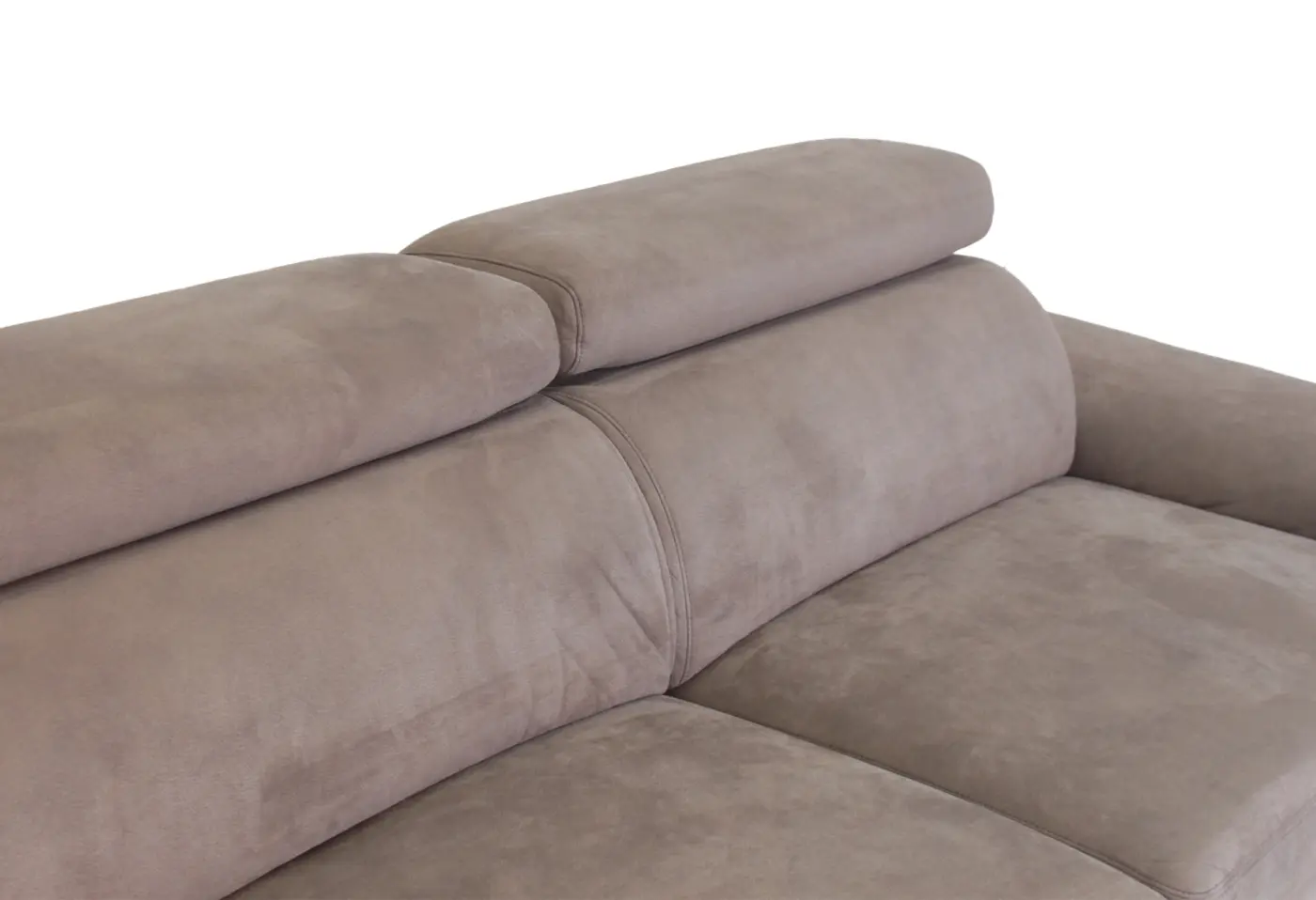 Sofa Lucens Deluxe Taupe Stoff ca. 242cm