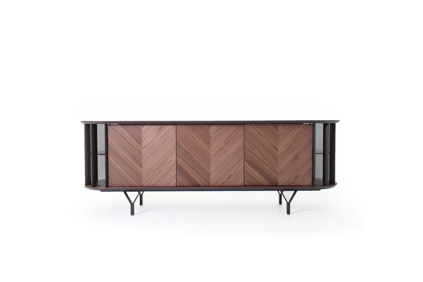 Sideboard Costes von Cattelan Verbundholz "Nussbaum Canaletto" ca. 226x78x54cm