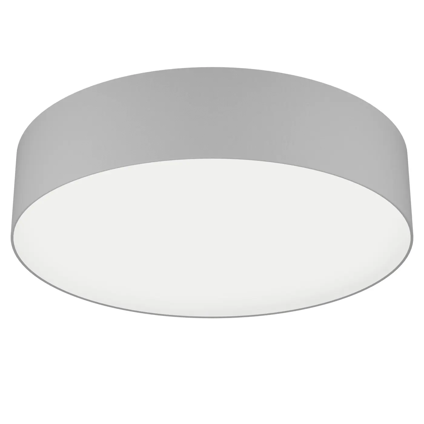 LED Deckenleuchte 19531.. Leinen grau Stahl, Textil Leinen, Kunststoff ca. 57cm