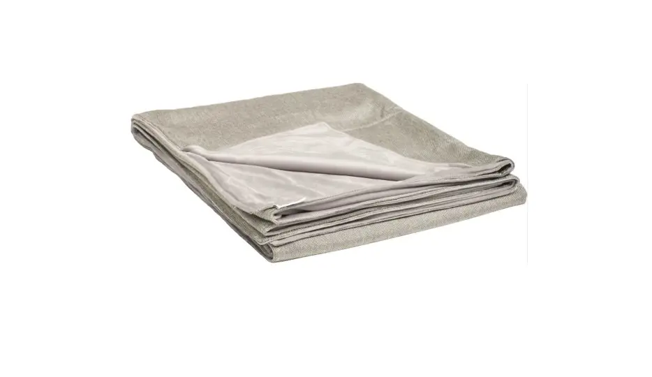 Decke 404002 Graubraun, Rückseite hellgrau von Stern 100% Polyacryl, Rückseite 100% Polyester ca. 200x156cm