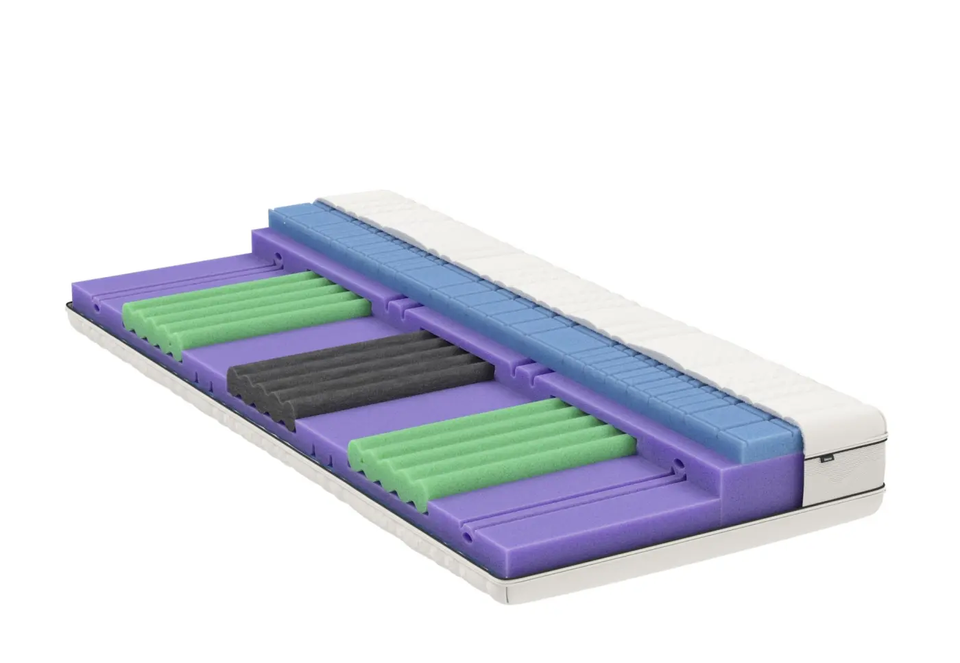 Matratze VitaClass von Bico Doppeljersey VitaZone ca. 160x200cm