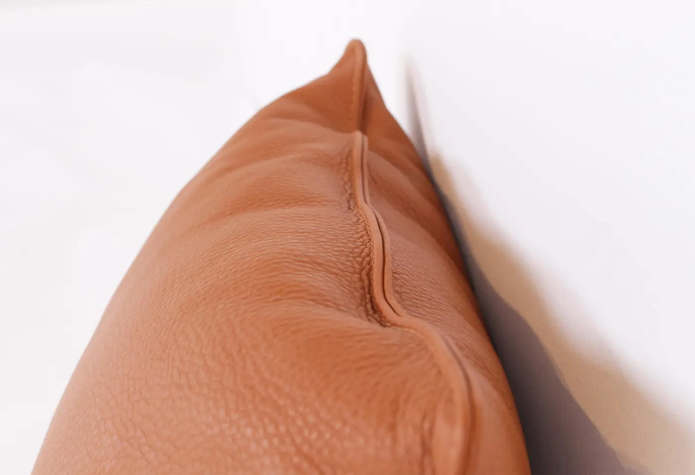Kissen Cosy von Leolux Leder 14412 Raffino 720 Fox ca. 50x50cm