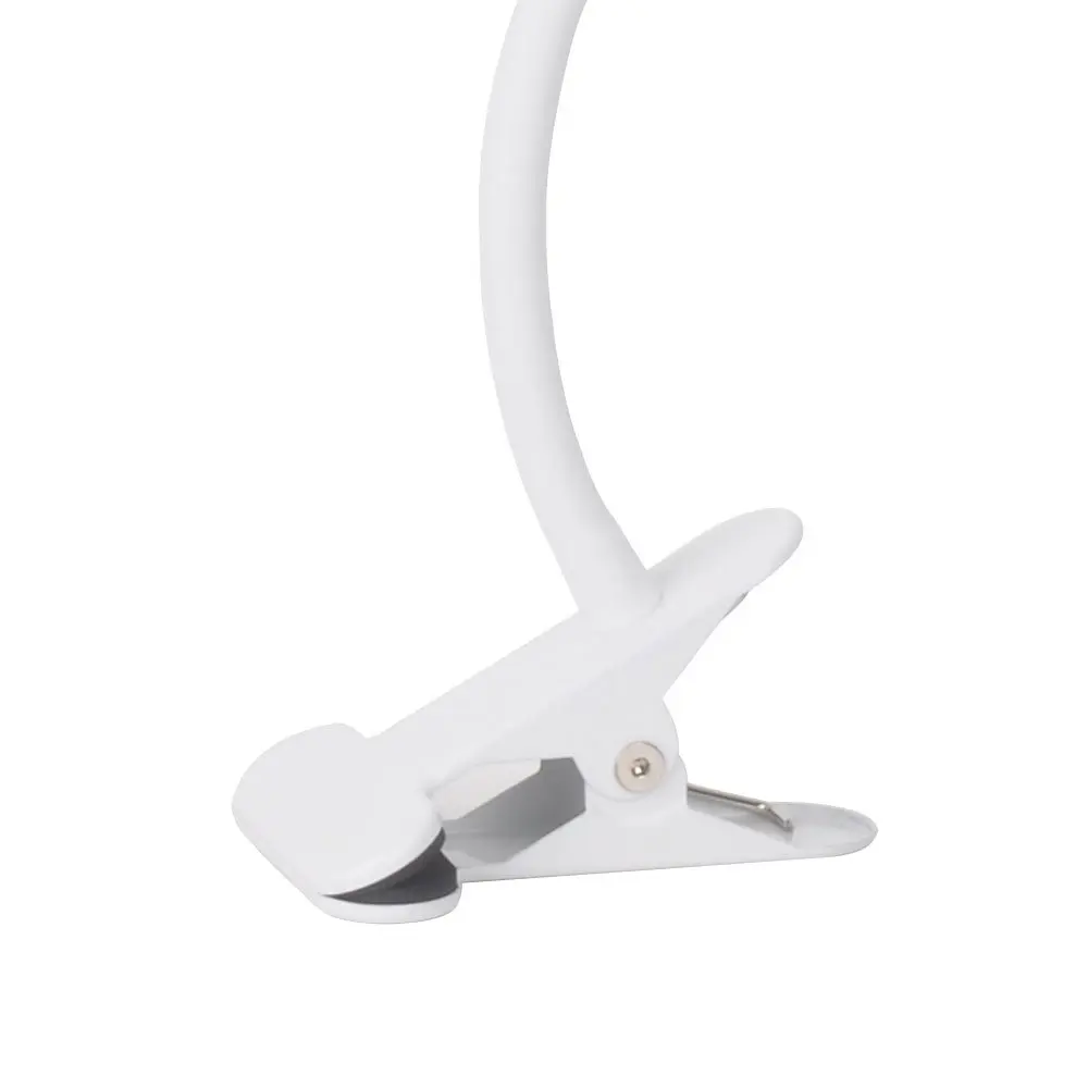 LED-Klemmleuchte 12946.. Weiss Metall, Kunststoff