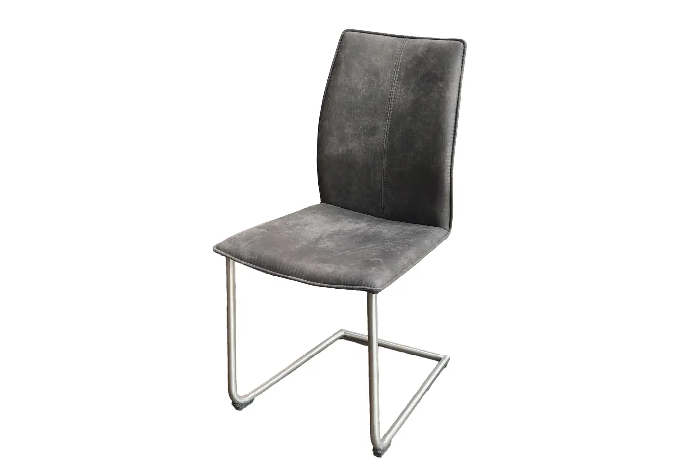Freischwinger 8608.1 Mikrofaser "anthrazit" ca. 46x93x57cm