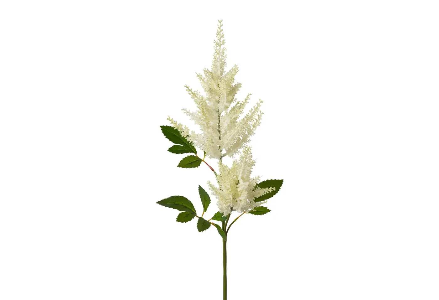 Astilbenzweig 84cm 84cm, weiss Weiss, grün Kunststoff ca. 84cm