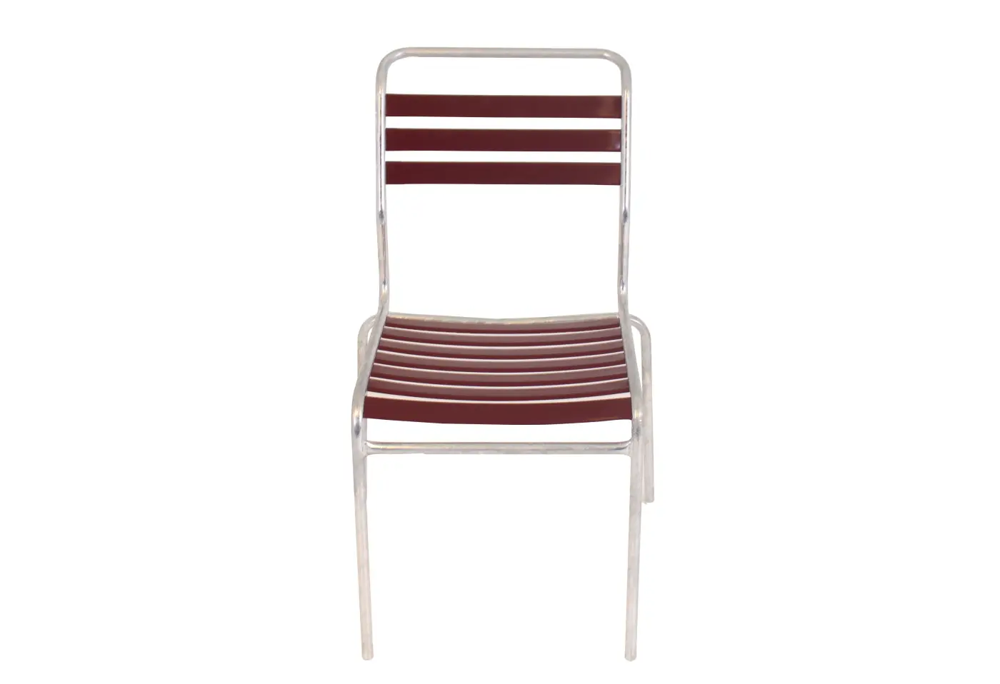Lättlistuhl Säntis Bordeaux von Schaffner Kunststoff ca. 44x85x60cm